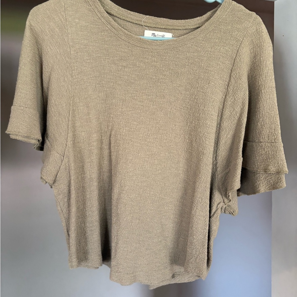 Madewell Olive Short Sleeve Women's Top
